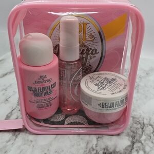 Sol de Janeiro Beija Flor Elastic Travel Set - Pink